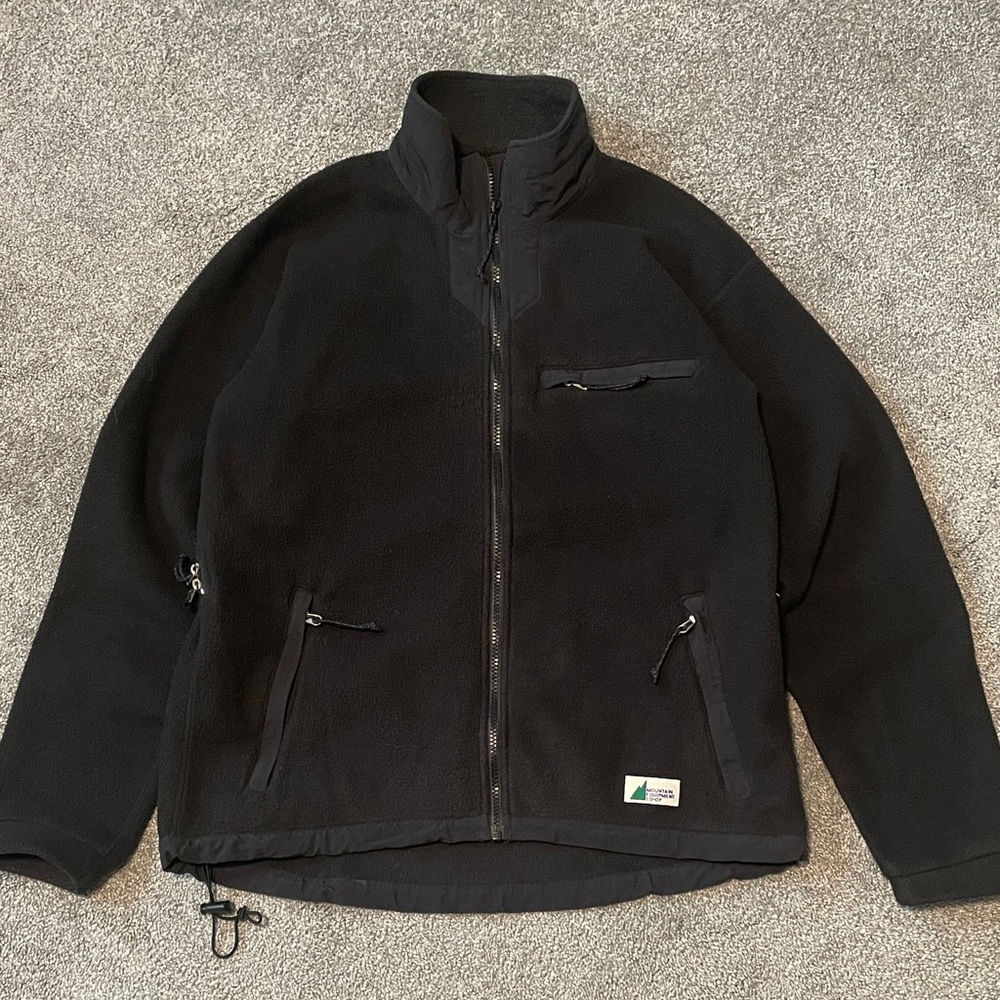 Vintage Mountain Equipment CO-OP Men's Black Fleece Jacket